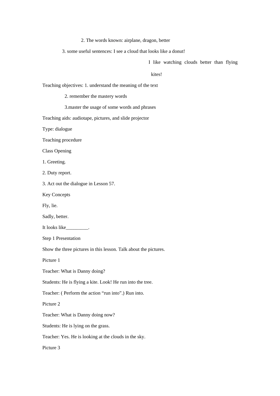 七年级英语下册 Unit 8 Li Ming Goes Home综合教案 冀教版_第3页