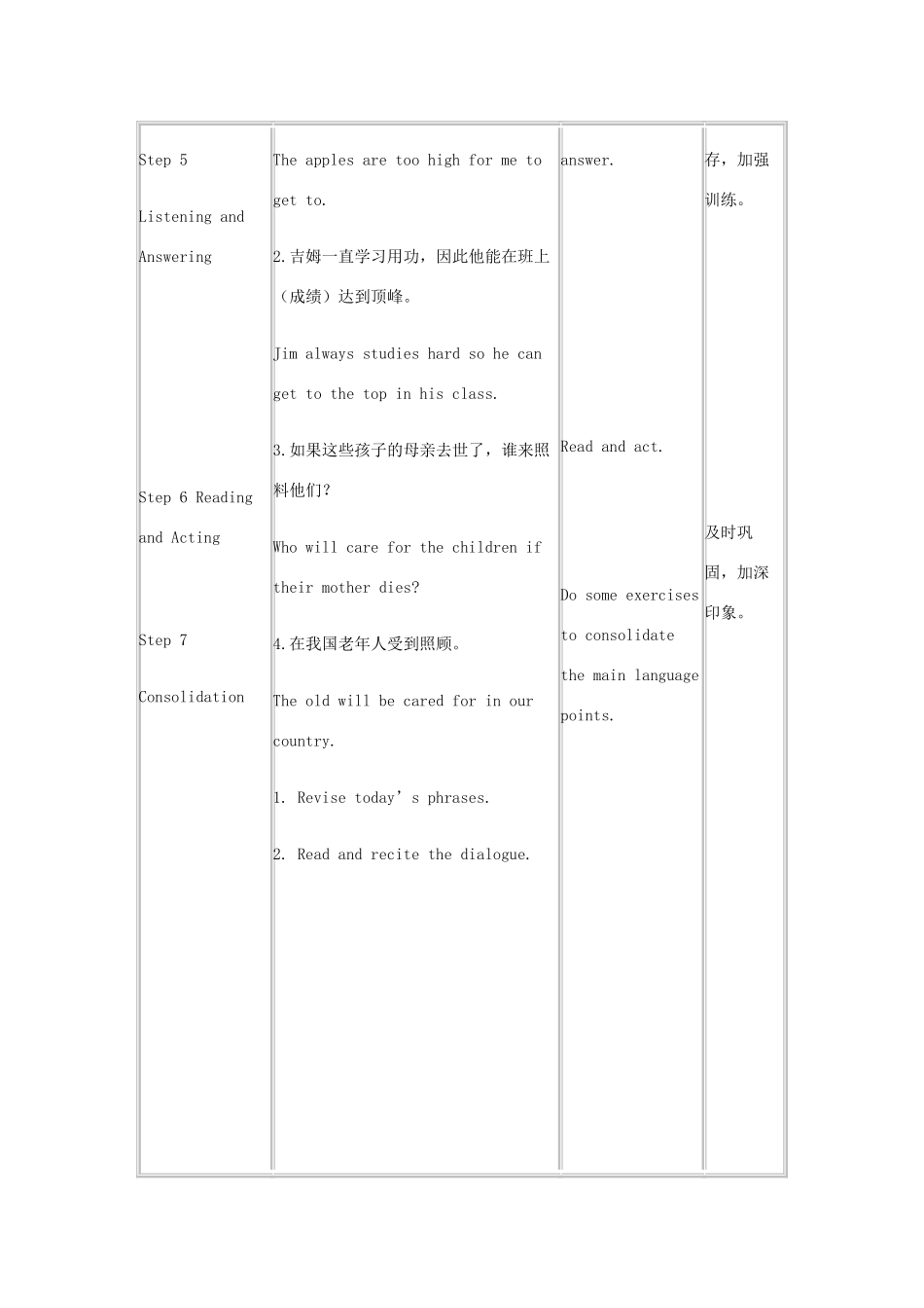 九年级英语下册 unit1全套教案 牛津版_第3页