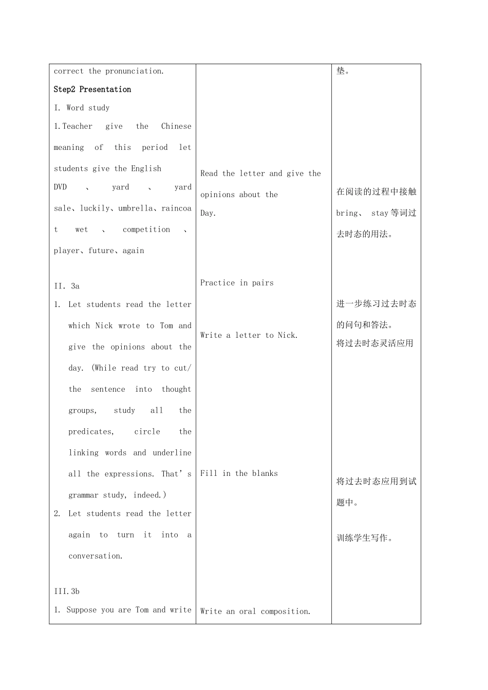 八年级英语上册 Unit 8 How was your school trip示范教案4 人教新目标版_第2页