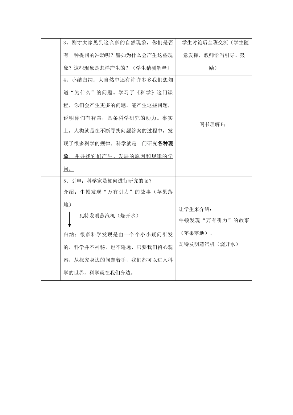 七年级科学上册 第一章科学入门 第一节科学在我们身边(科学并不神秘) 教案浙教版_第3页