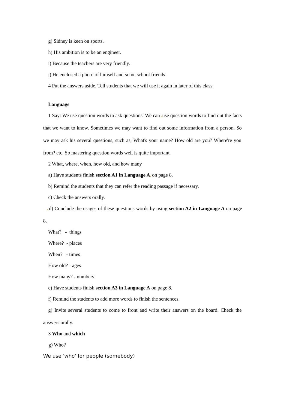 八年级英语：Chapter 1 A letter from a pen-friend Period Four教案上海牛津版_第3页