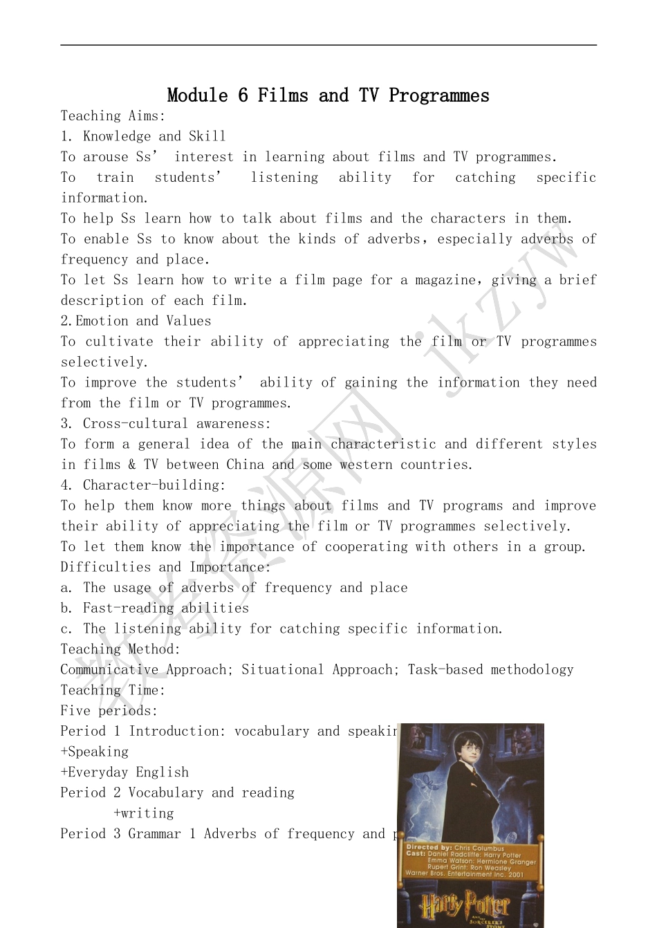 高中英语Module6 Films and TV Programmes 外研版必修2_第1页