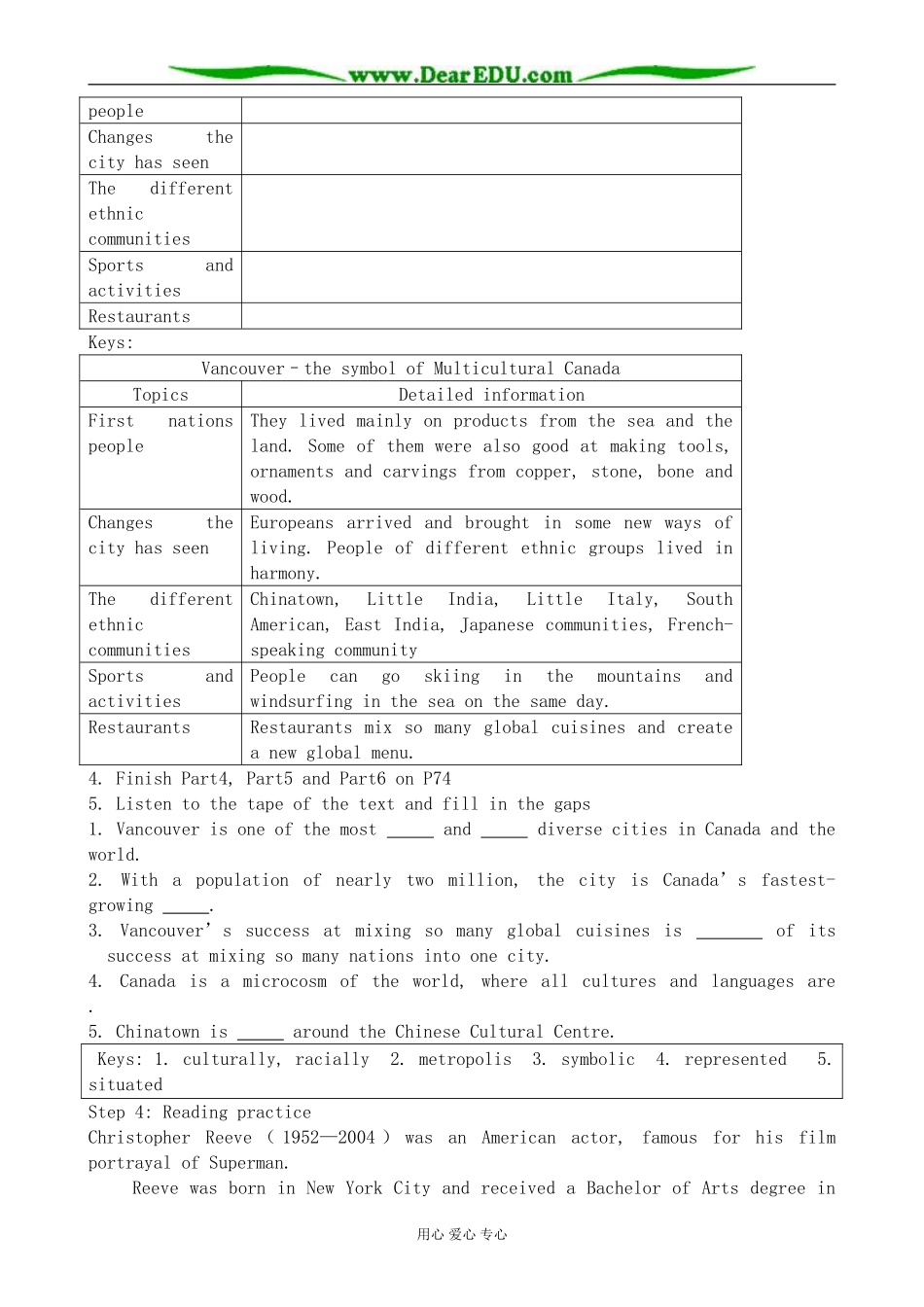 外研版英语必修10 Module6 The Maple Leaf Country-Introduction and Reading_第3页