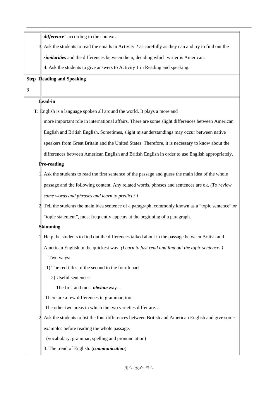 高中英语Module 1 British and American English 教案 外研必修5_第2页