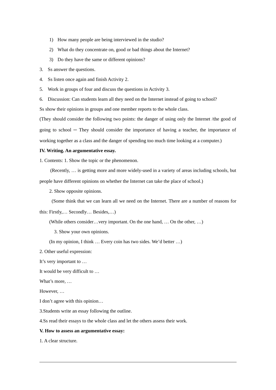 高中英语：module6 listening and writing教案（外研版必修1）_第2页