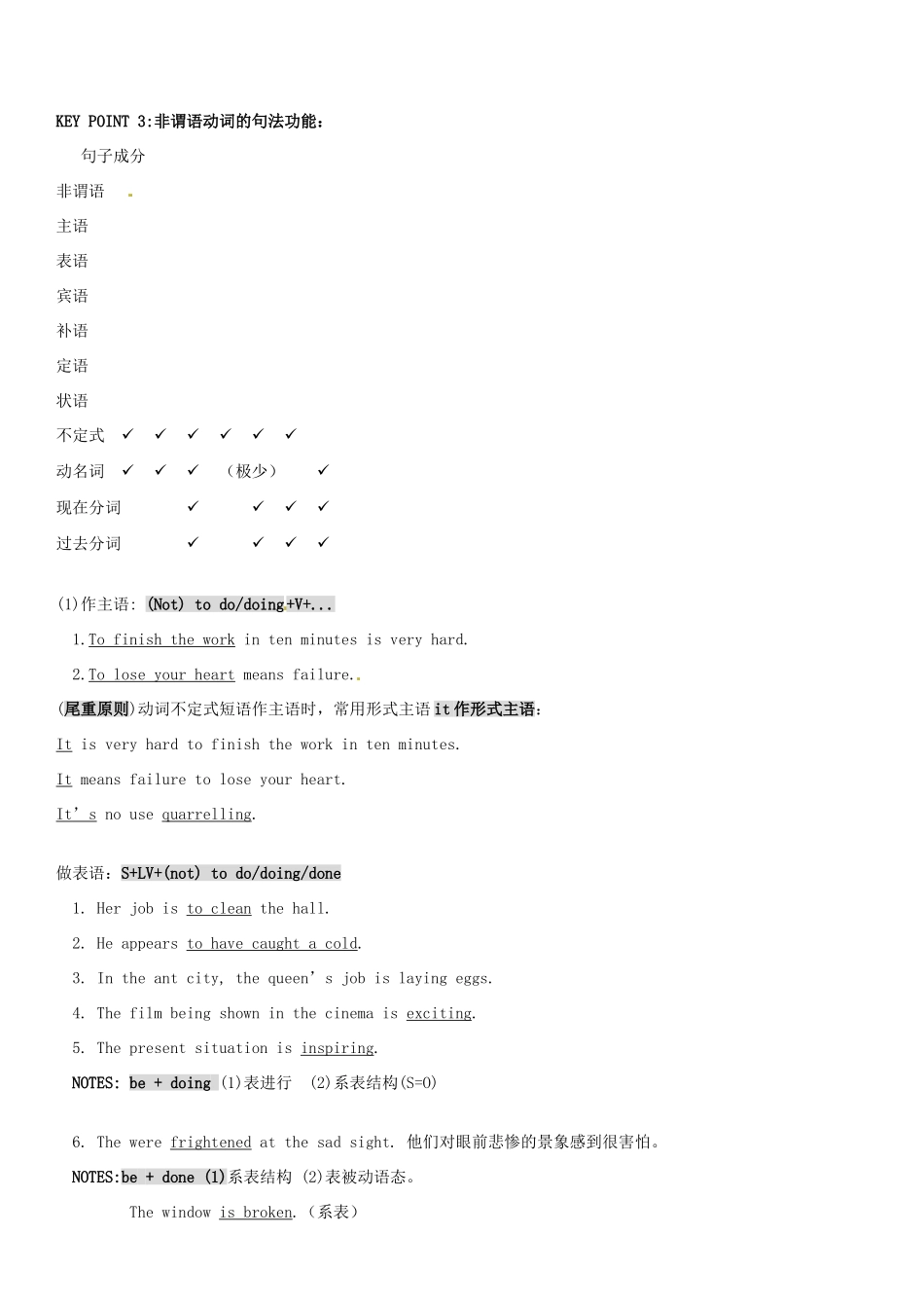 广东省深圳市三人文化发展有限公司高三英语《非谓语动词专题》标准教案_第3页