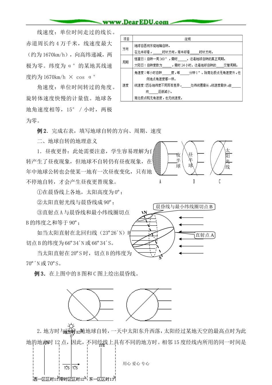 鲁教版高中地理必修1地球自转的地理意义_第2页