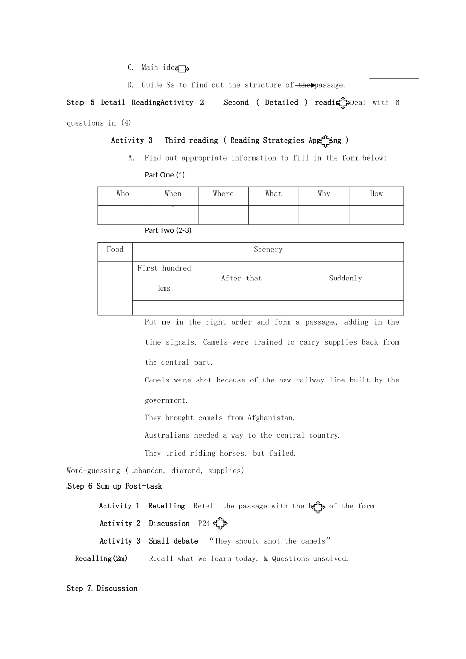 辽宁省大连铁路中学高中英语 Module3 reading教案 牛津版必修1_第3页