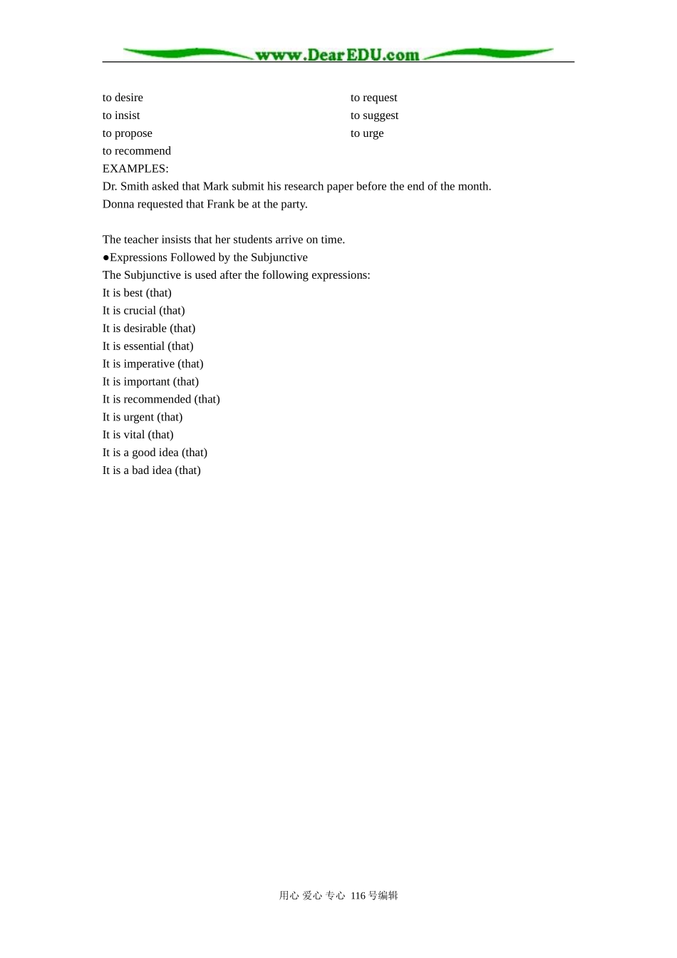 高中英语必修6Module 5 Period 3 Grammar-Subjunctive_第2页