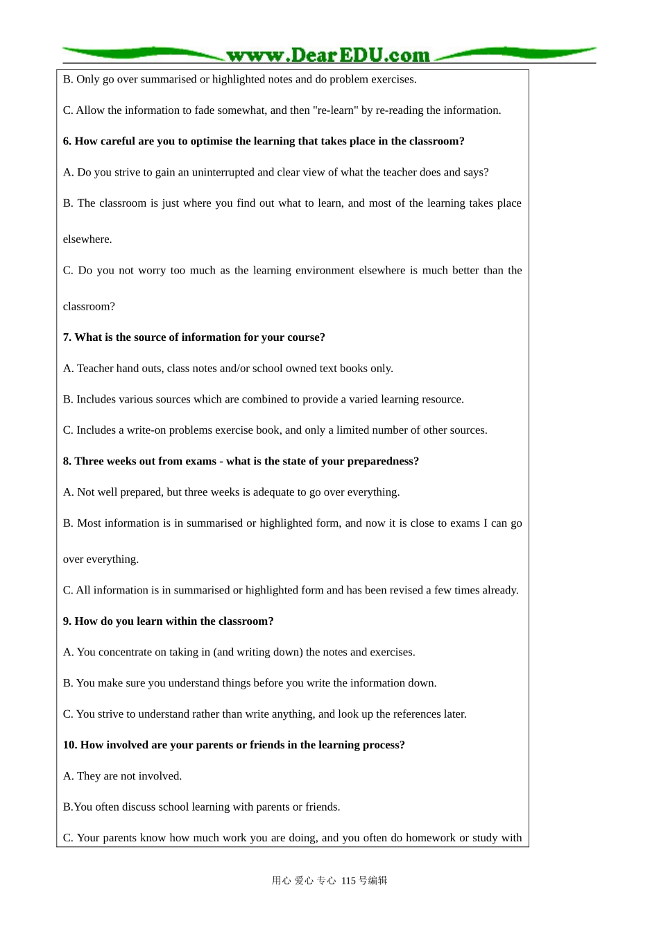 牛津版高中英语选修10Unit 4 Learning efficiently Reading_第3页