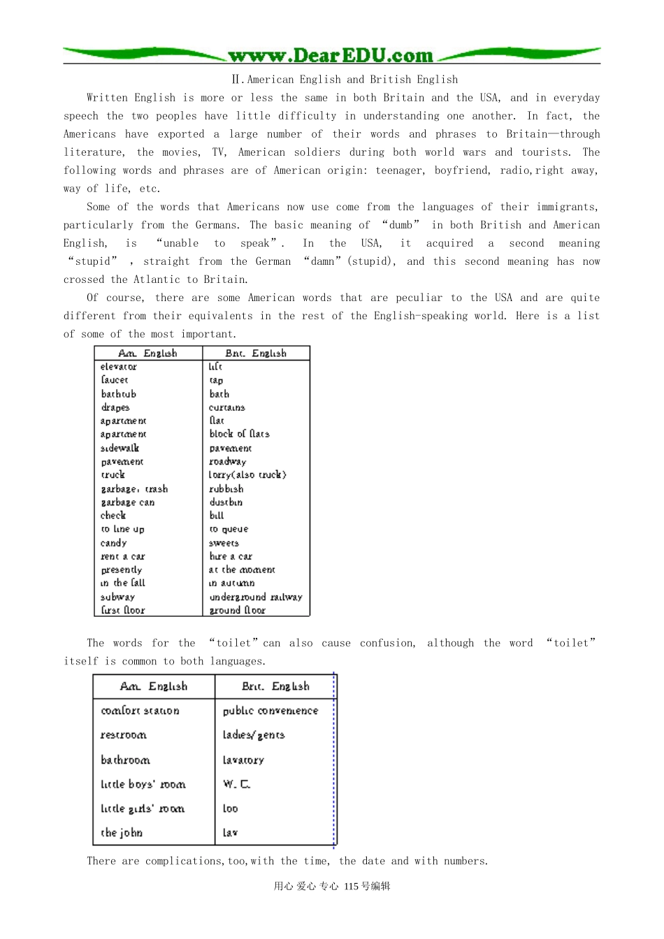 高中英语第一册上Unit 2 English around the world（1）_第2页