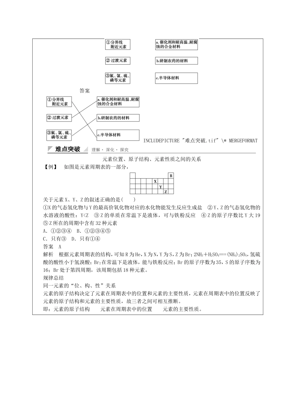 高一化学下学期 第4周 第1章 第2节 元素周期律教案-人教版高一全册化学教案_第3页