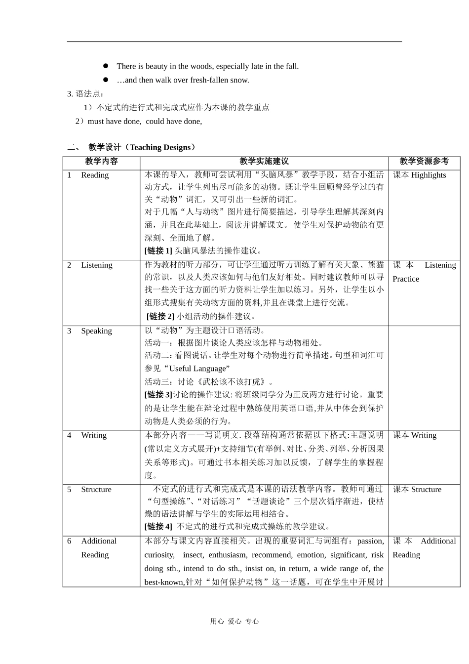 高中英语：Unit5 Animals教案（上海新世纪版S2A）_第2页