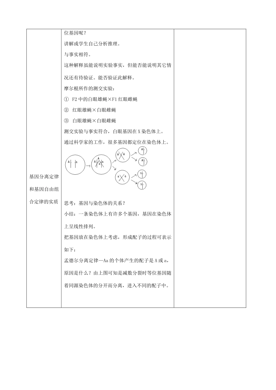 新人教版高中生物必修2基因在染色体上2_第3页