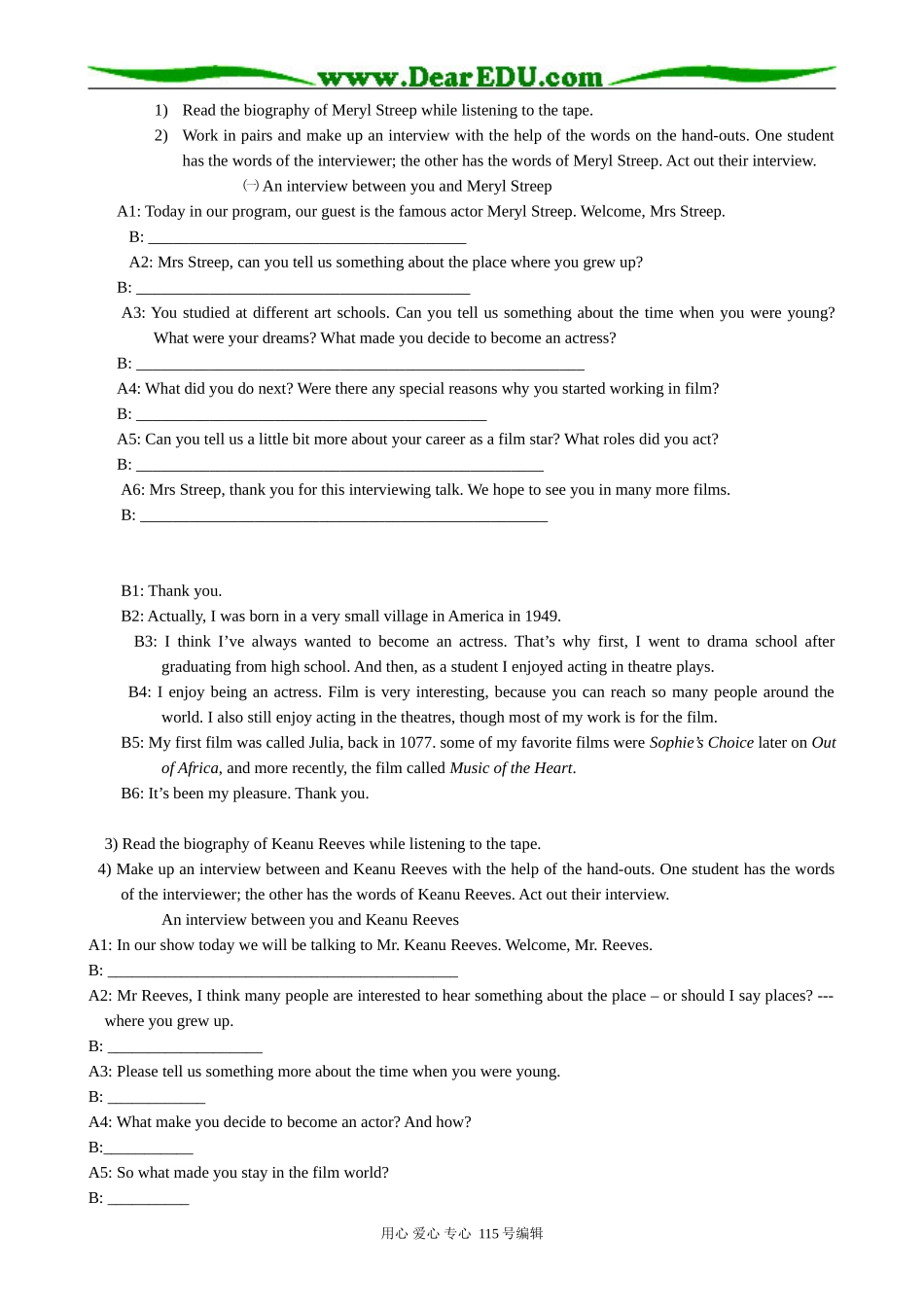 高中英语第一册上Unit 5 The Silver Screen (1)_第3页