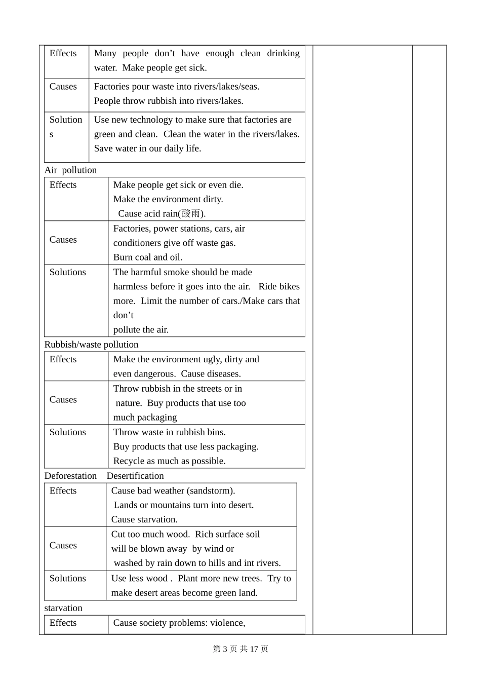 高二英语M5U2全单元表格教案 必修五_第3页