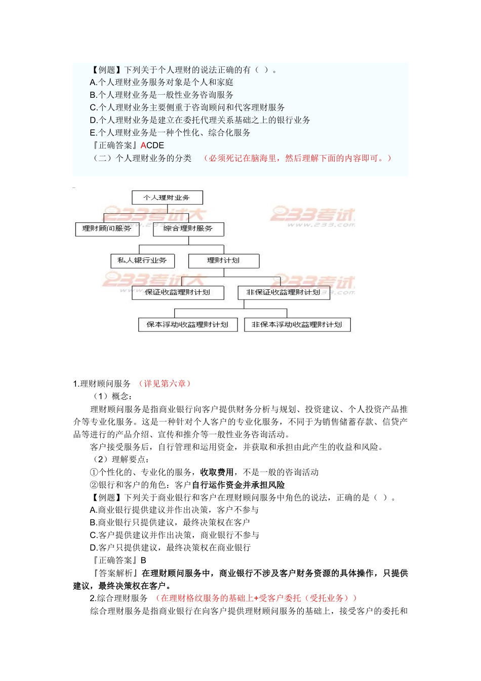 个人理财各章重点_第2页