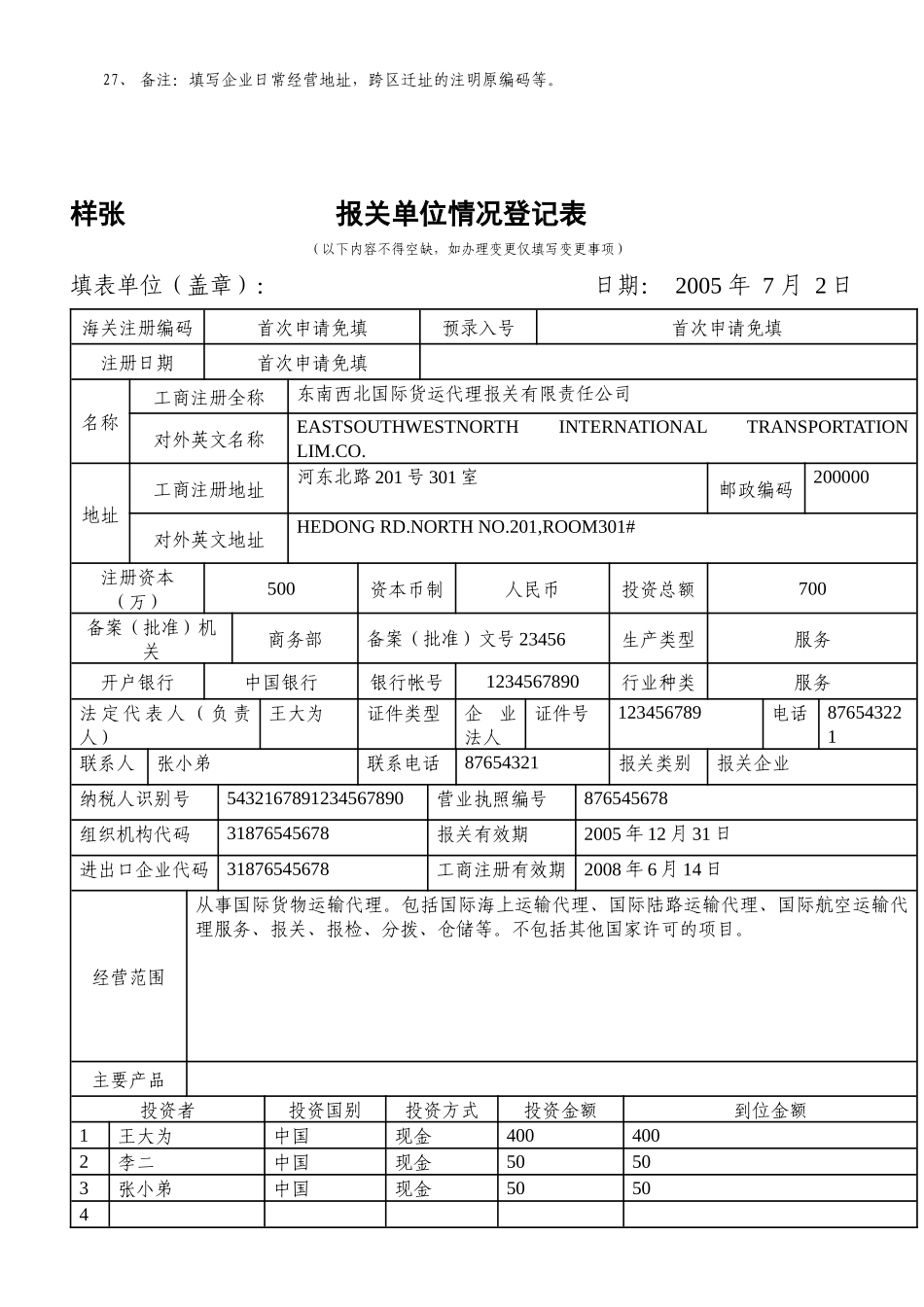 报关单位情况登记表(1)_第3页