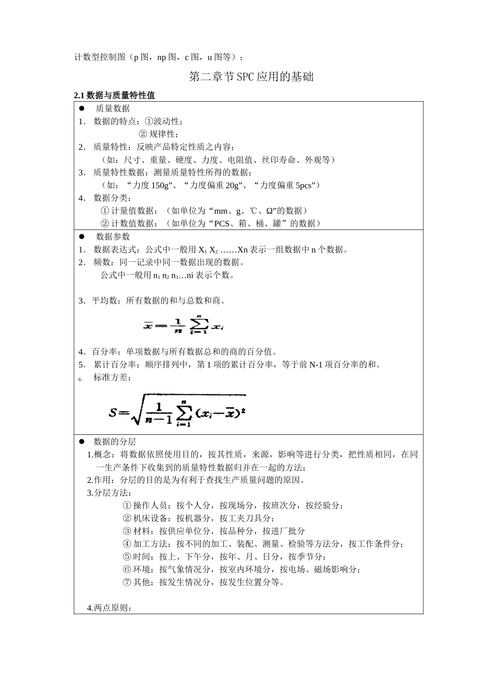 【质量管理精品文档】SPC基础培训资料_第2页