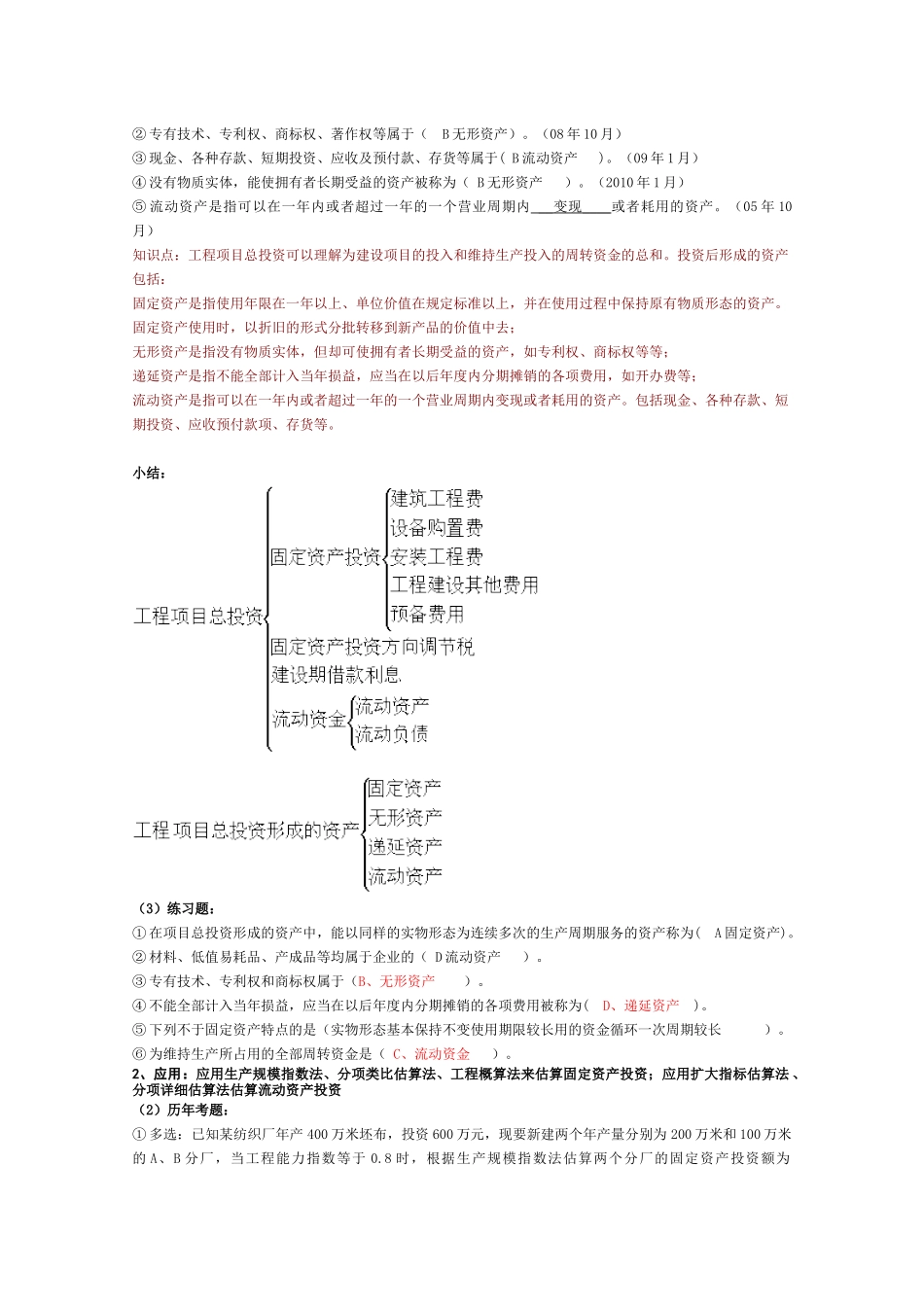 工程经济自考辅导手册(李林燕)_第3页