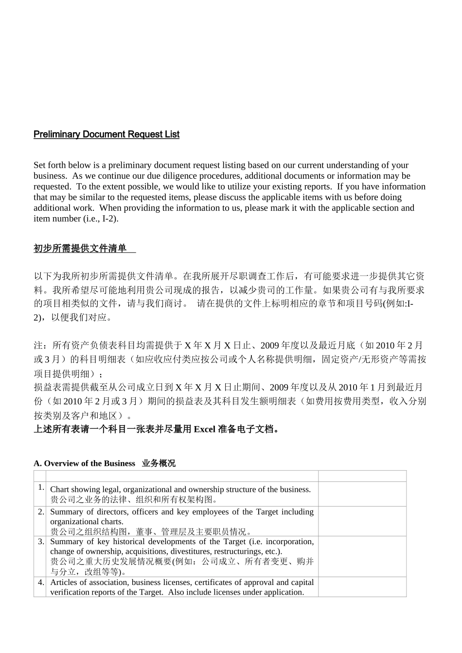 财务税务资料清单汇编_第1页