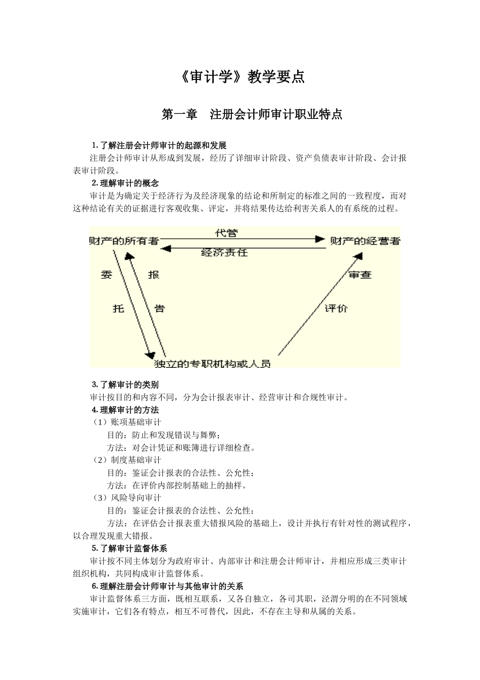 本科《审计学》教学大纲_第2页