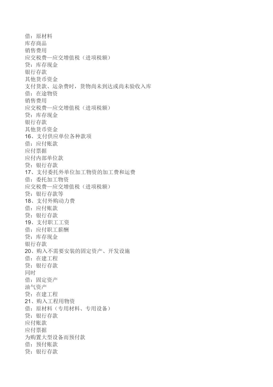 XXXX年会计准则分录大全_第3页