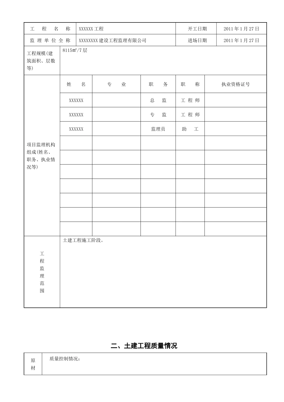 工程质量评估报告(统表格式)_第3页