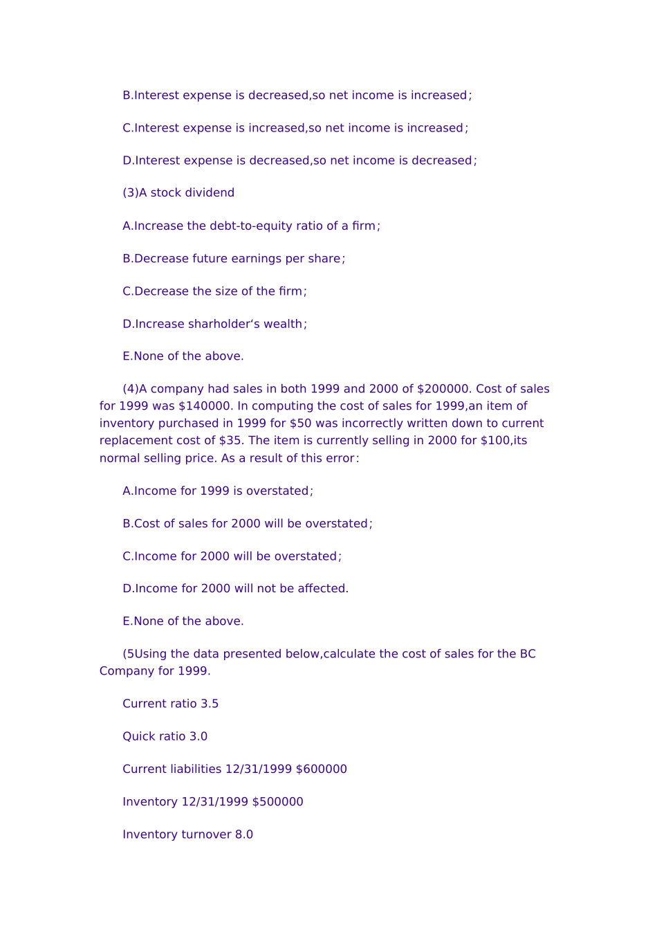 对外经济贸易大学年度考研会计专业英语试题_第3页