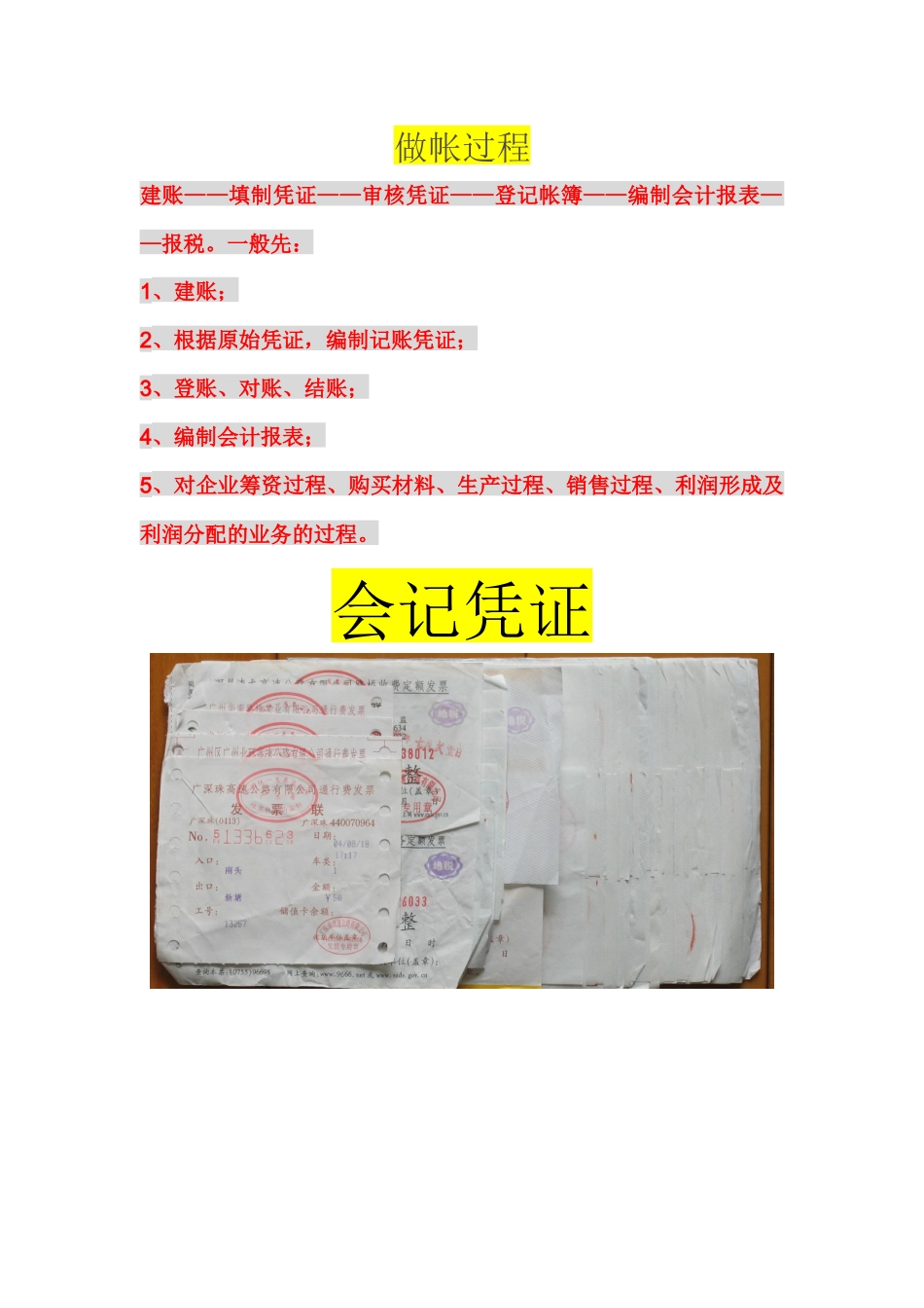 会计常用：登帐格式图_第1页