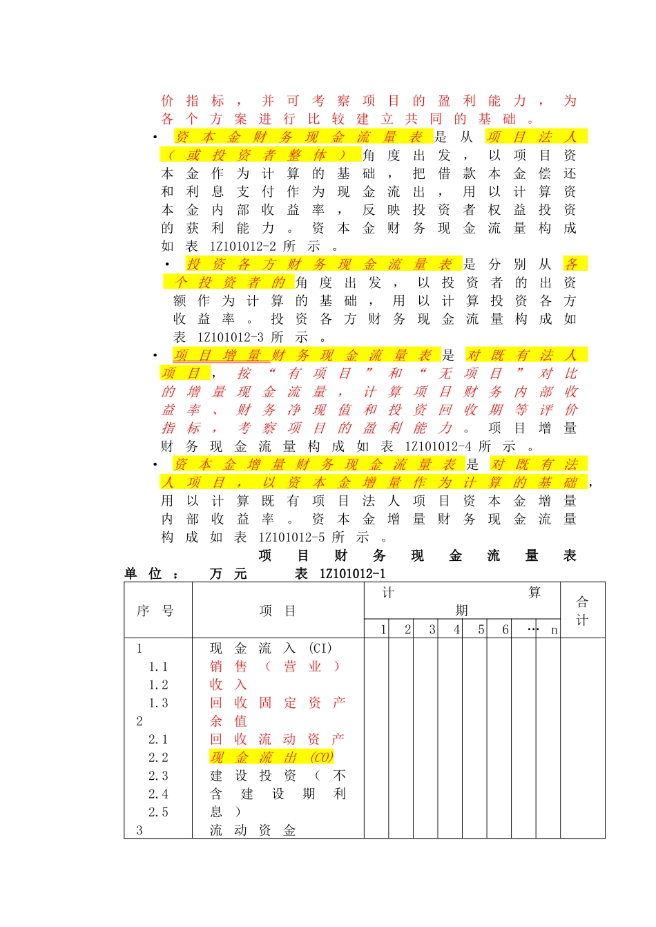 X年一级建造师建设工程经济教材详解_第2页