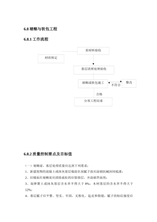 裱糊与软包、细部工程、幕墙工程施工标准及质量控制要点