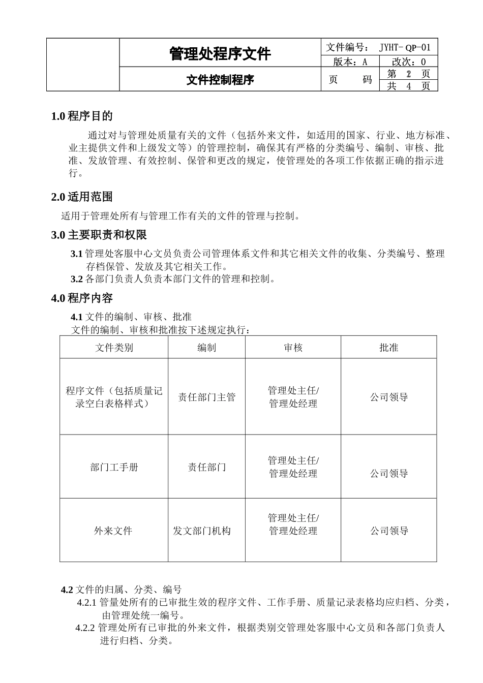 管理处程序文件(ISO精)61页_第3页
