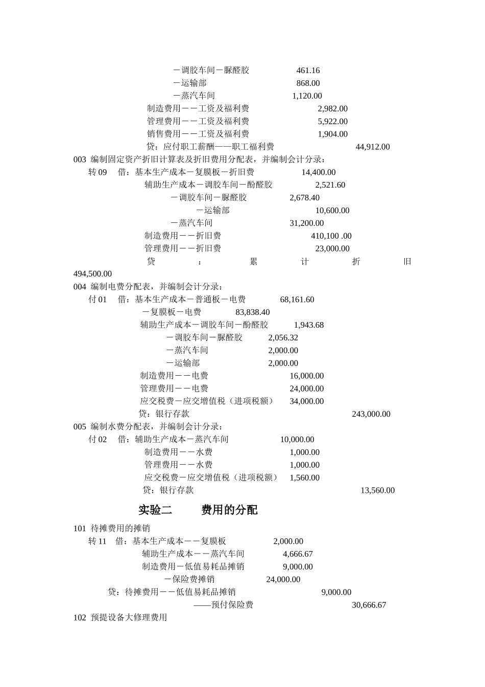 成本会计分录简介_第3页