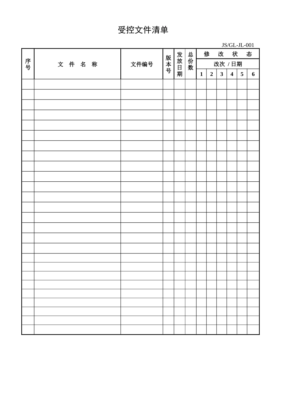 ISO各类表格(全套)_第2页