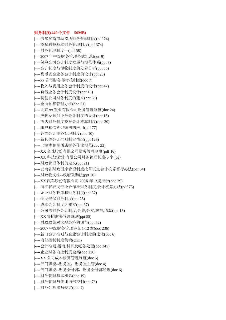 财务制度(449个文件 50MB)_第1页