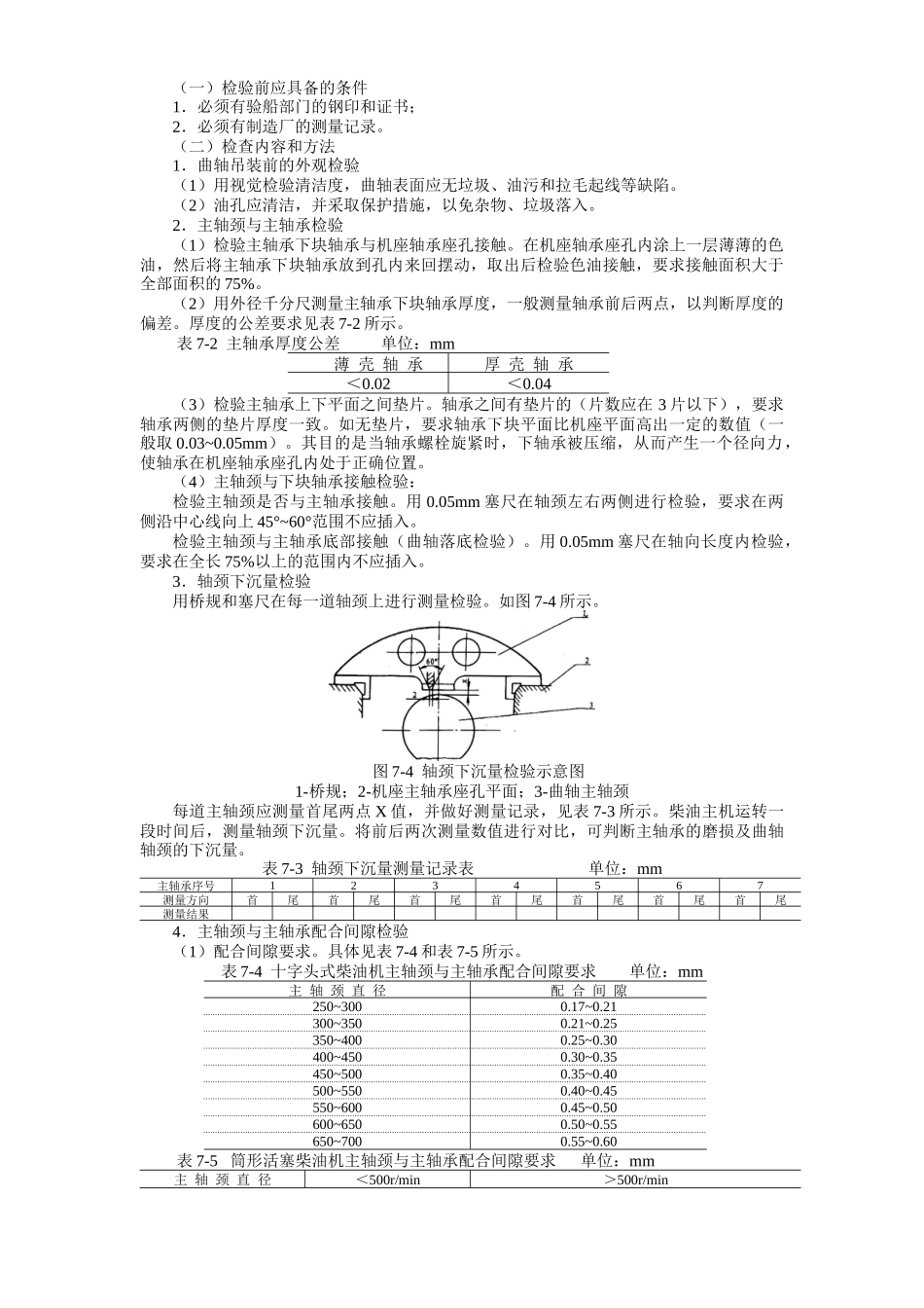 船舶建造质量检验-第七章 柴油主机和辅机的安装检验_第3页
