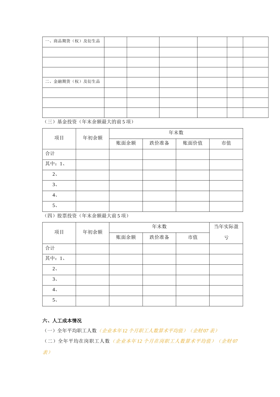 关于某公司年度财务决算相关事项的说明_第3页
