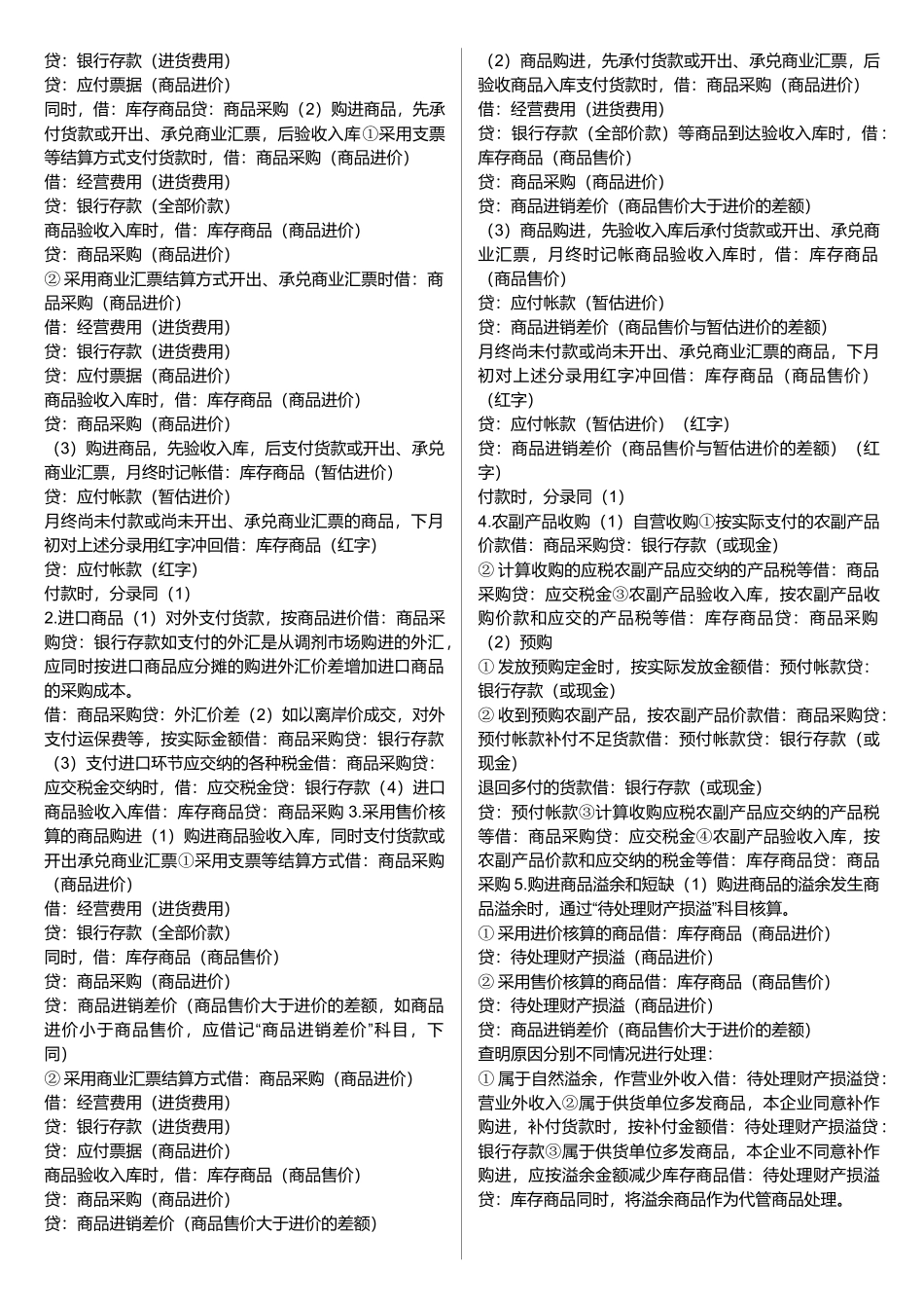 初级会计实务不能不会的分录_第2页