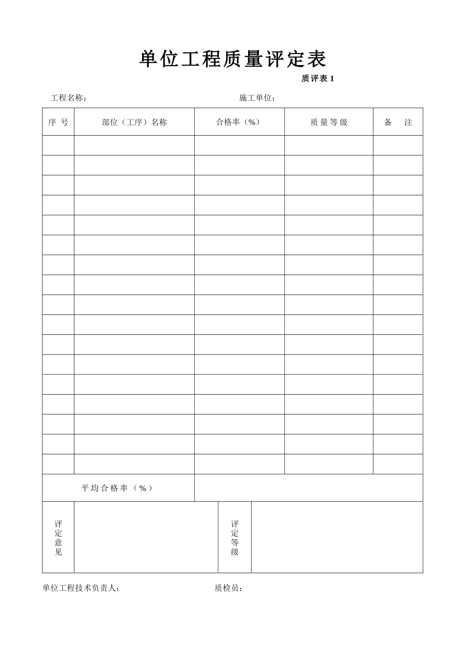 工程质量竣工验收记录表_第3页