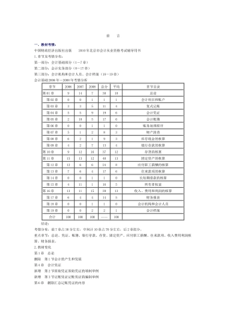 [北京]XXXX年会计从业资格考试《会计基础》学习讲义