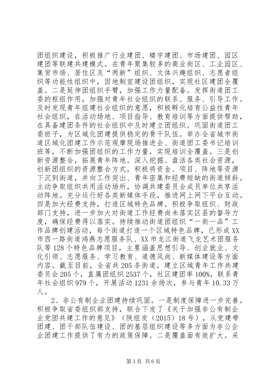 团委城市青年工作部工作总结_第3页