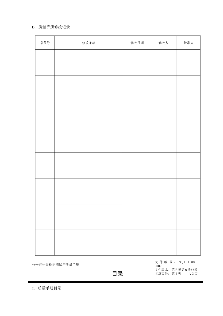 《某某市计量检定测试所质量手册》_第2页