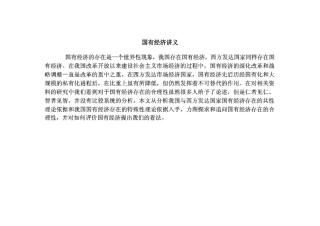 国有经济讲义1
