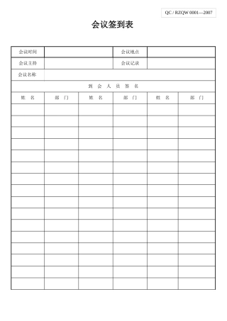 ISO记录全表格