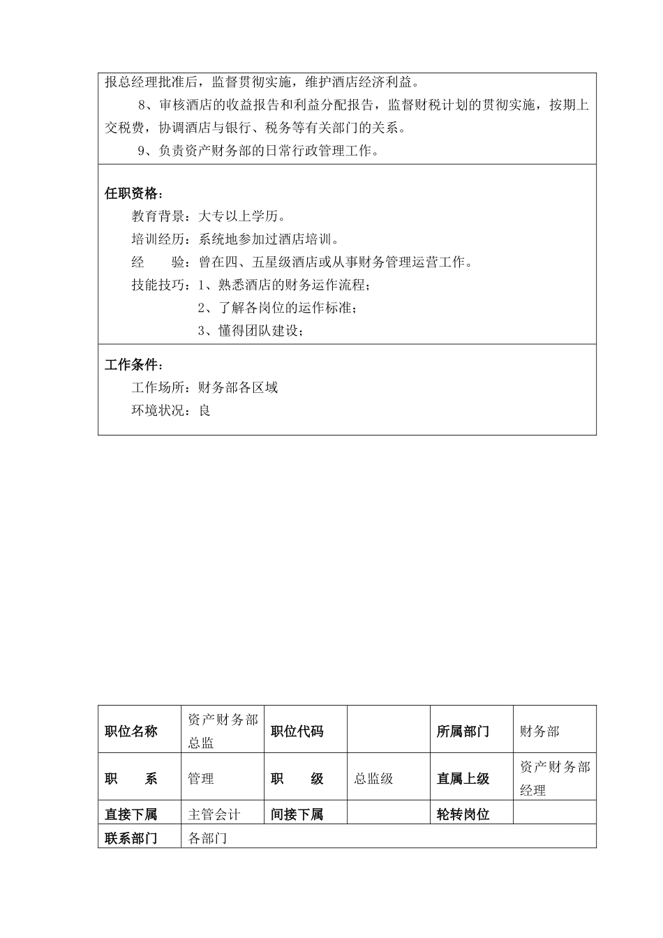 财务部管理制度及岗位职责(32页)_第2页