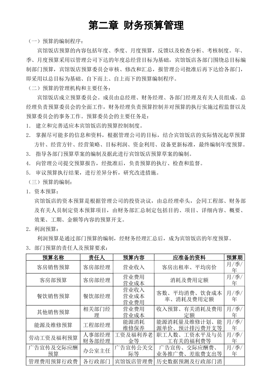 宾馆酒店内控制度_第2页
