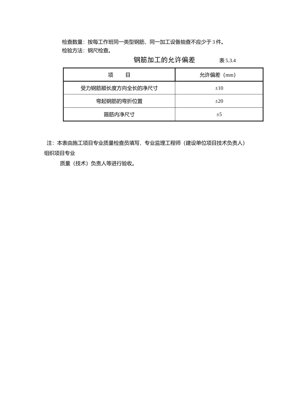 钢筋加工检验批质量验收记录_第3页
