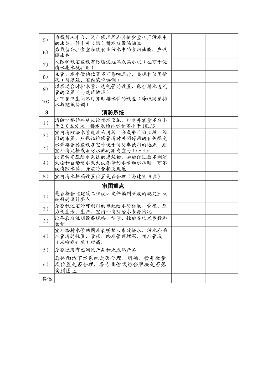 bd413给排水施工图设计内审表_第2页