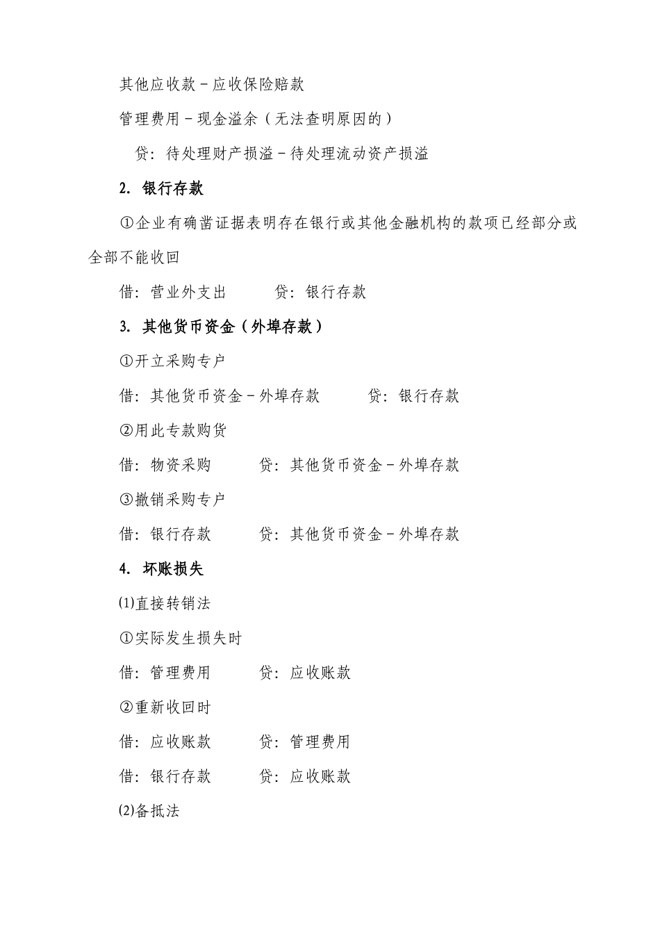 常用会计分录大全_第2页